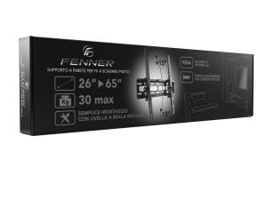 Fenner Fenner Tech Staffa TV FN-C40 26"-65" Tilt Ultra Flat 30Kg